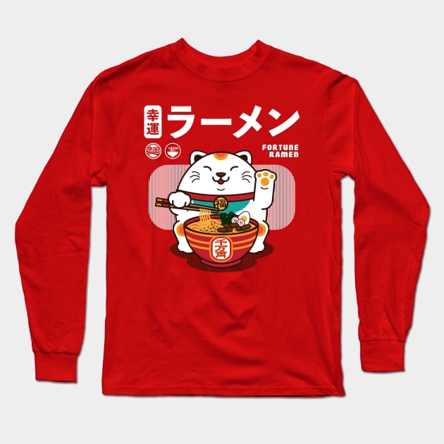 Fortune Ramen Long Sleeve T-Shirt by StevenToang